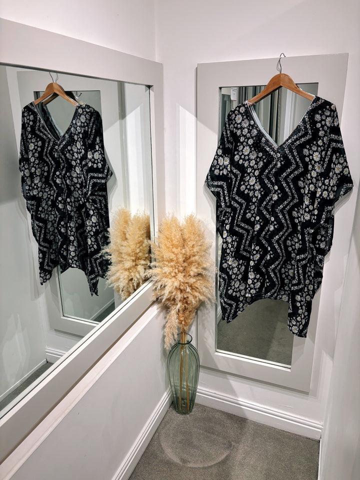 Daisy Embellished Cover-up