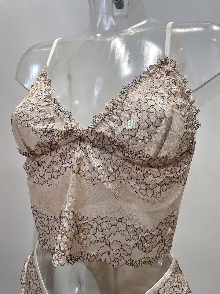 Olivia bralette & Brazilian Knickers Lingerie Set