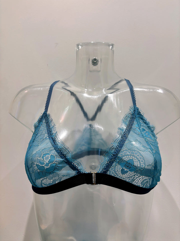 Aqua Lace Racerback Lingerie Set