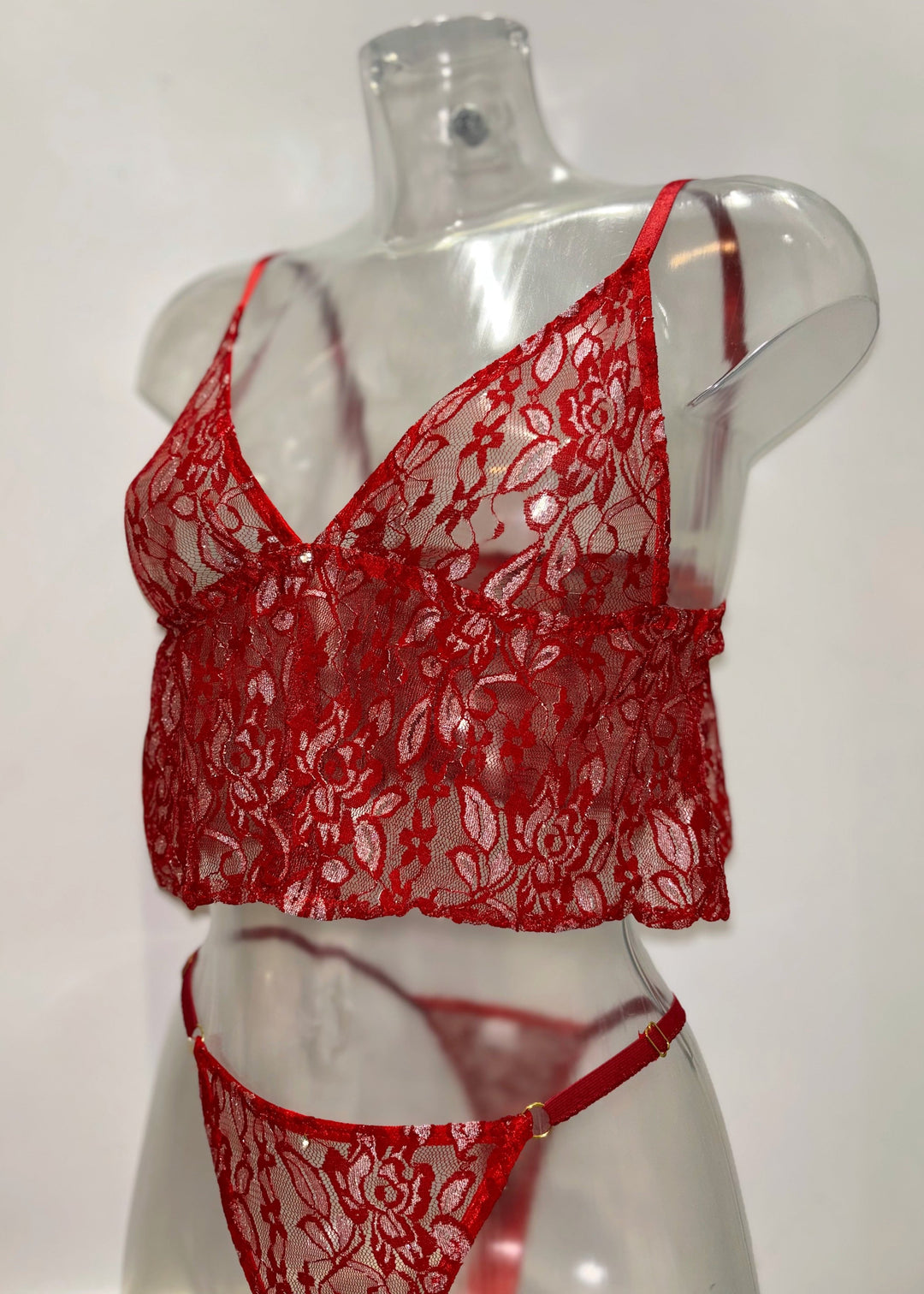 Ruby 3-Piece Lingerie & Shorts Set