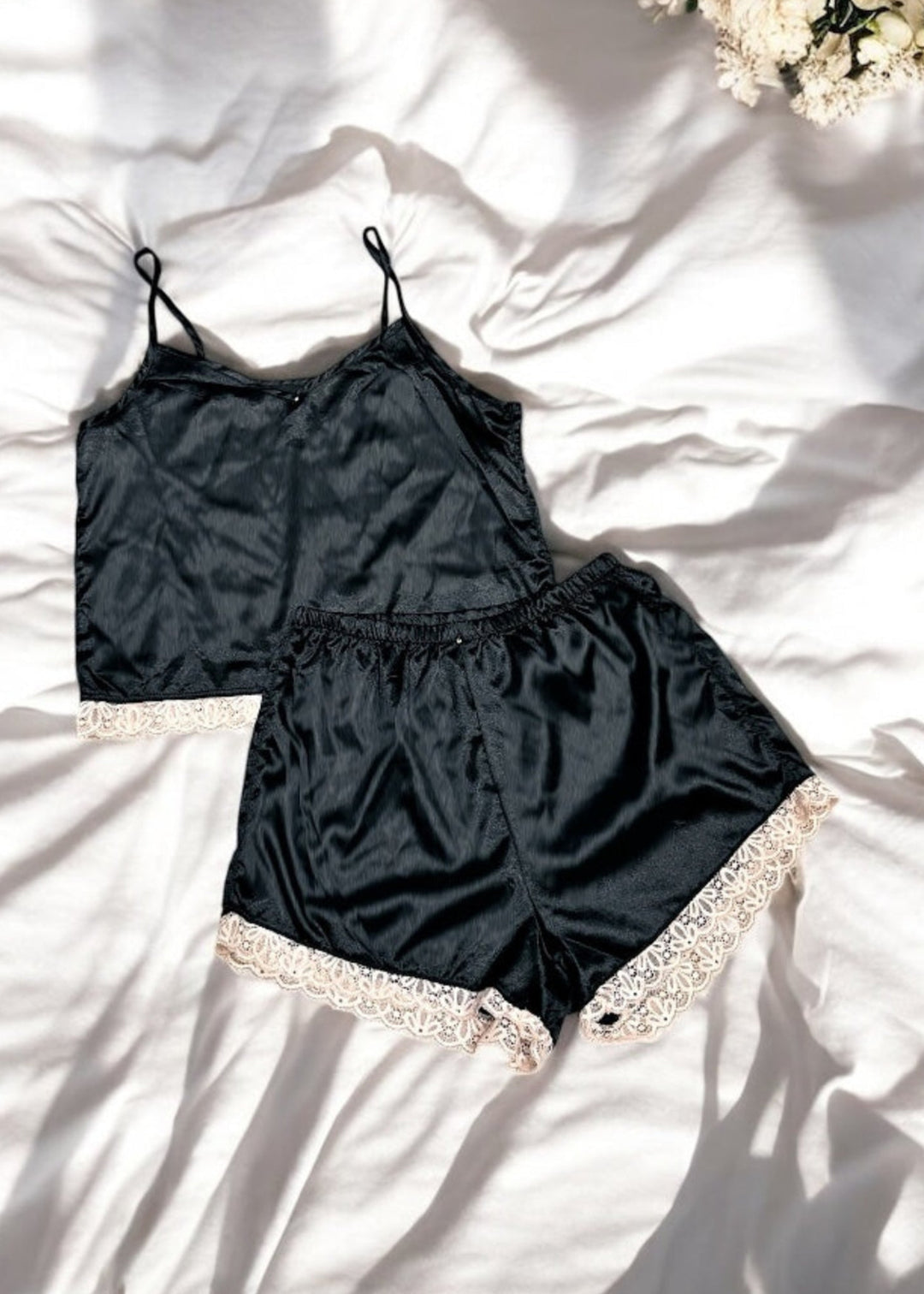 Callie Satin & Lace Nightwear Set
