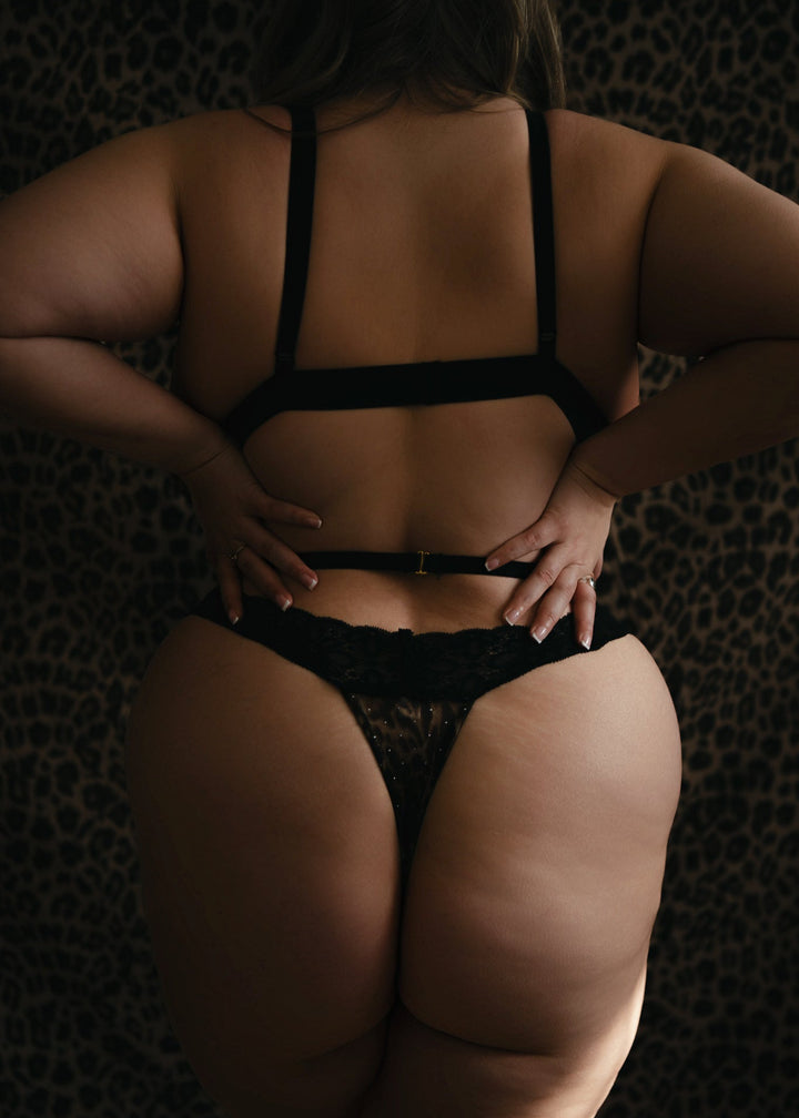 Wild Love Thick Band Lingerie 3-Piece Set