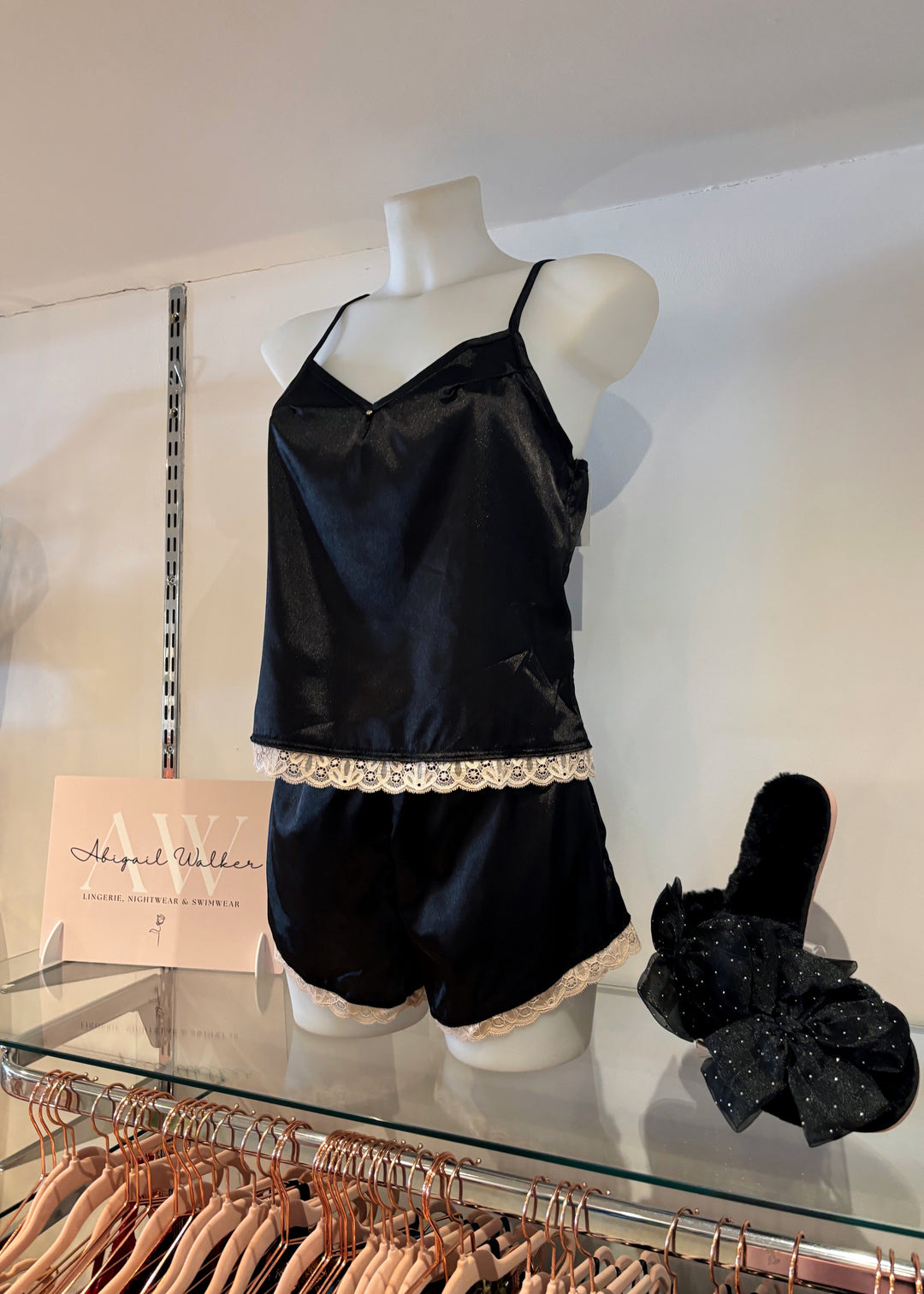 Callie Satin & Lace Nightwear Set