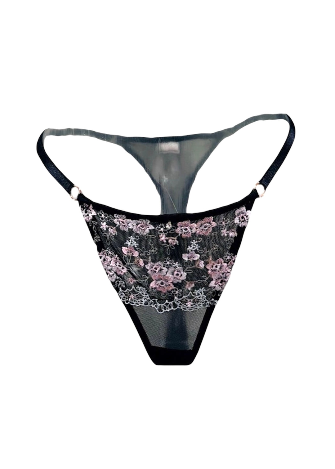 Fleur Mesh & Lace Thong