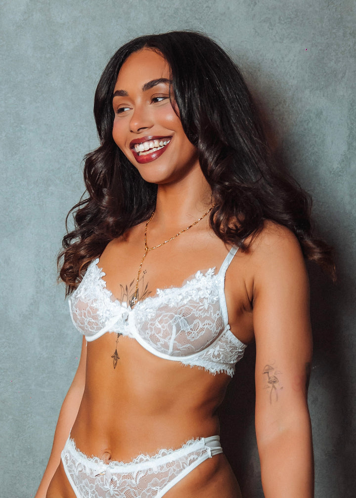 Gracie Embellished Underwired Lingerie Set