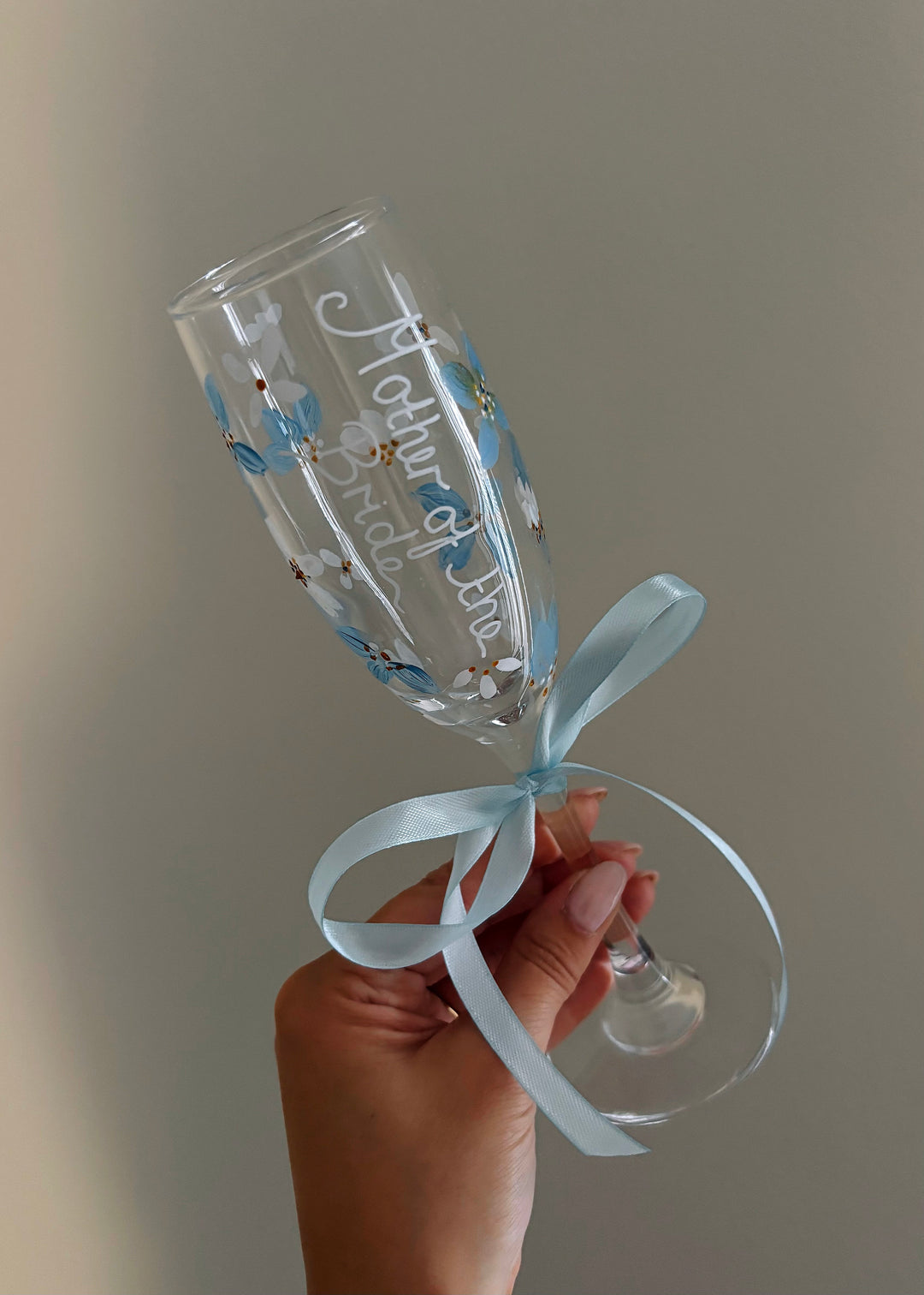 Hand Painted Wedding/ Bridal Glasses
