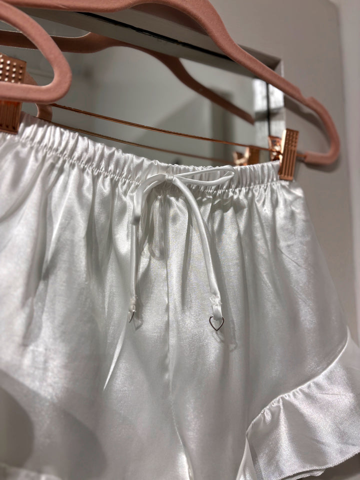 Willow Satin & Lace Shorts Nightwear Set