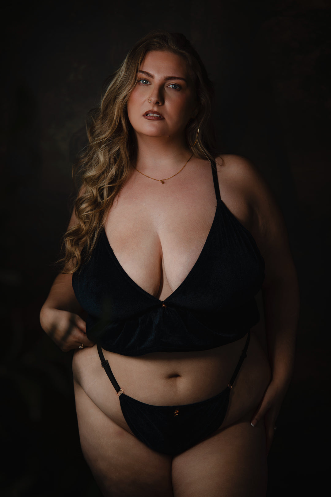 Midnight Muse Velvet Bralette