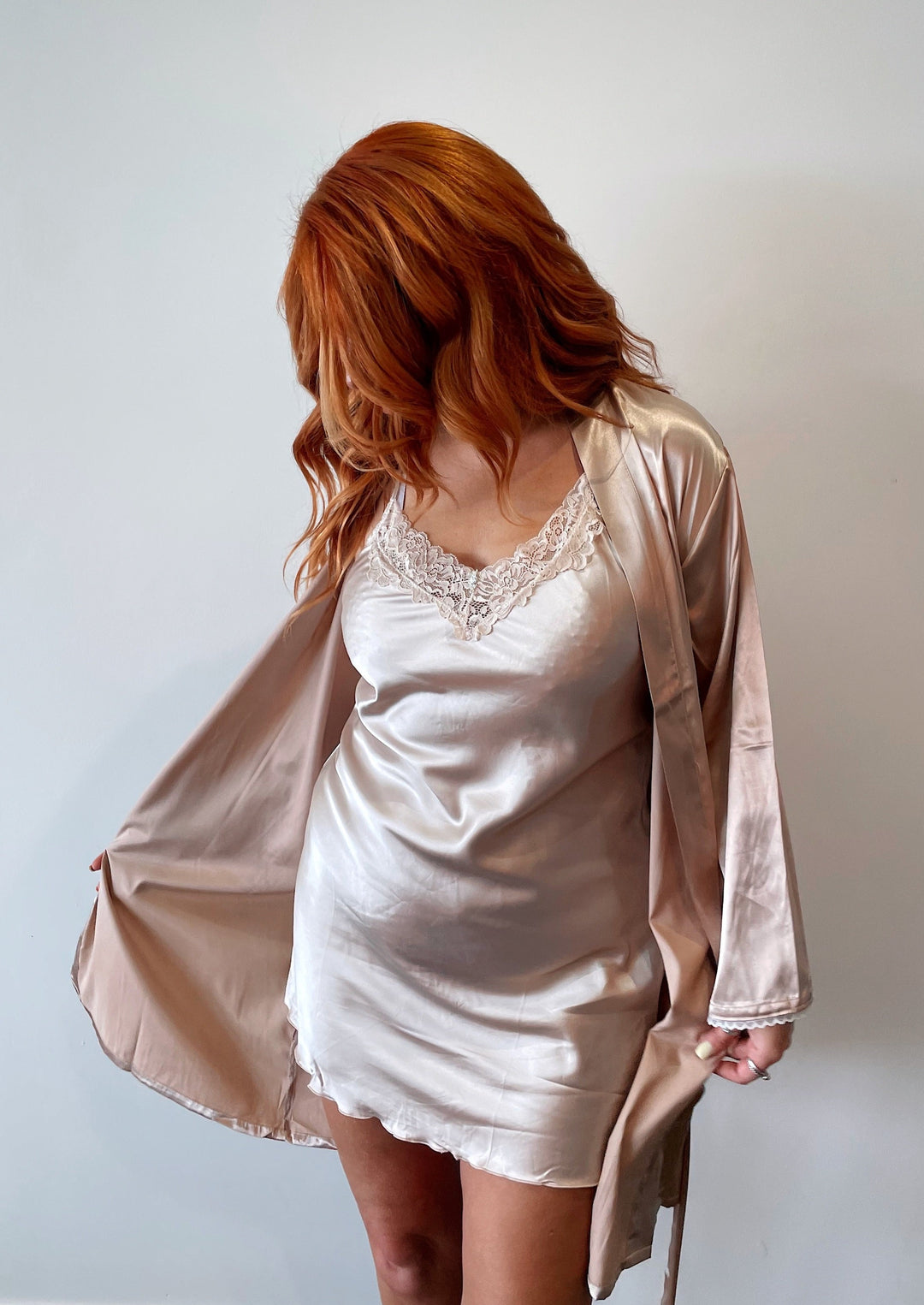 Ophelia Champagne Robe