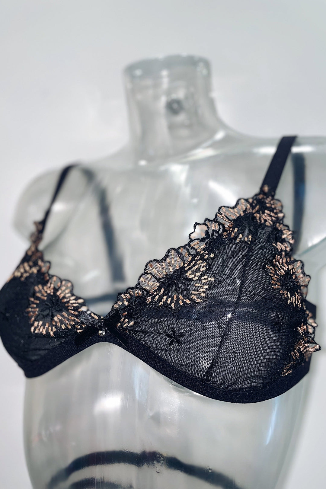 Chloe Embroidered Lingerie Set