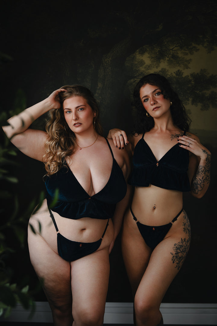 Midnight Muse Velvet Bralette
