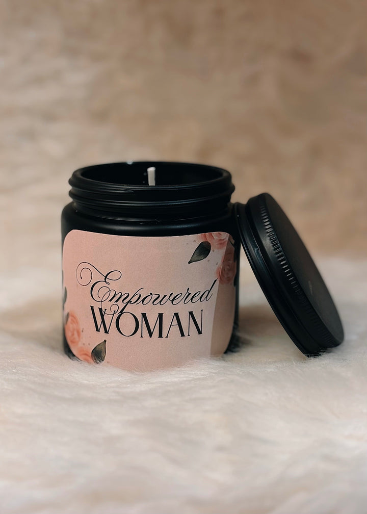 Empowered Woman Red Rose Scented Candle
