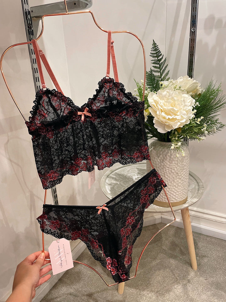 Ariah Bralette & Brazilian Knickers Set