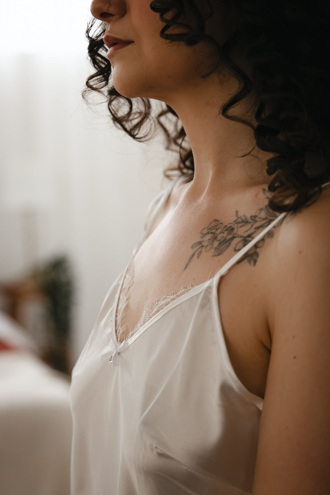 Willow Satin & Lace Shorts Nightwear Set
