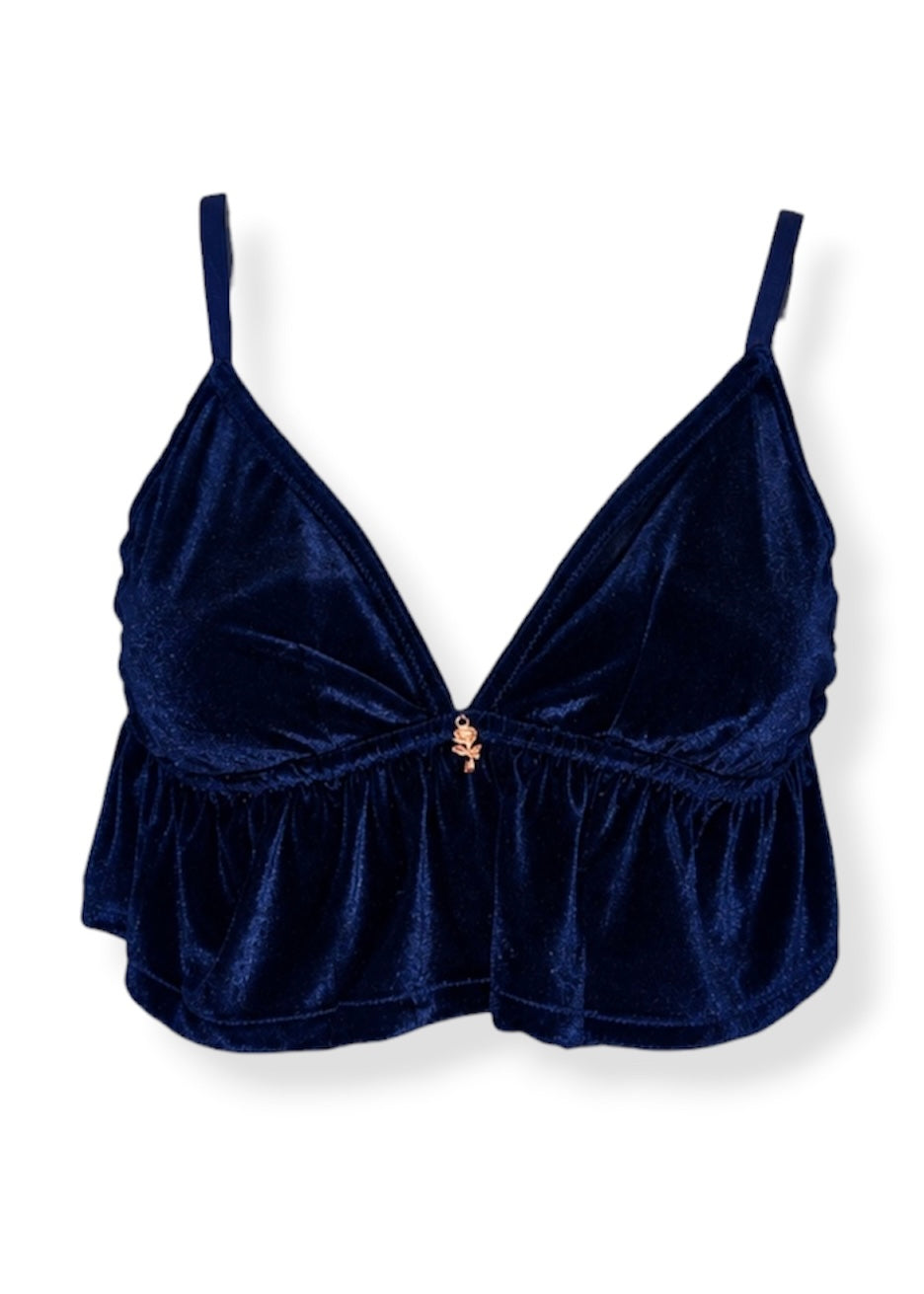 Midnight Muse Velvet Bralette