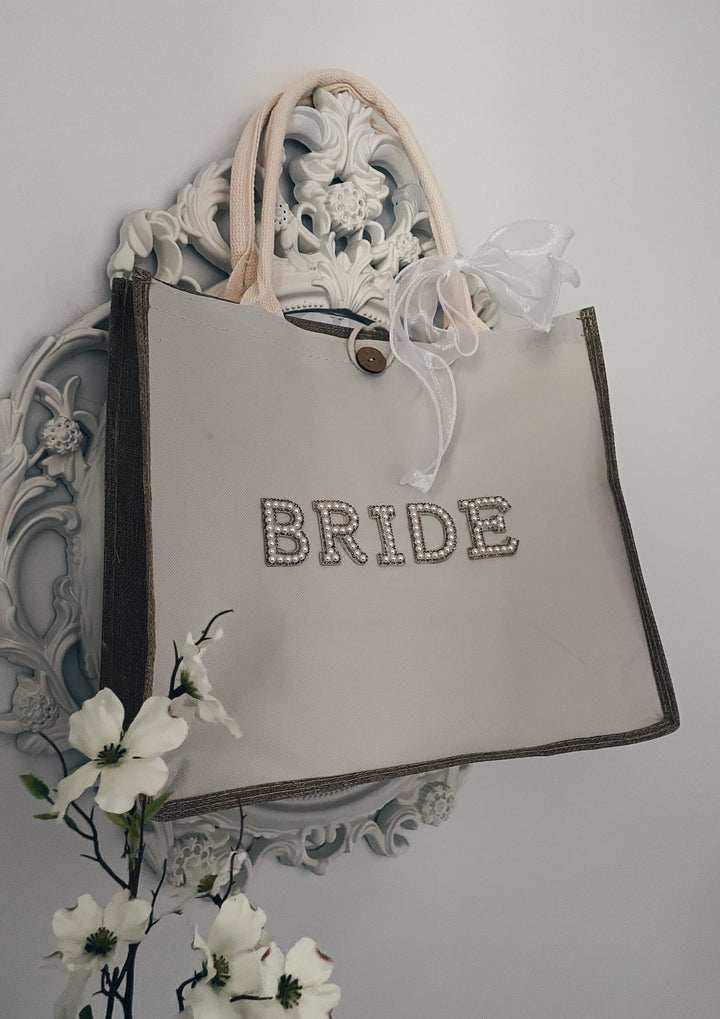 Bridal Embellished Tote Bag