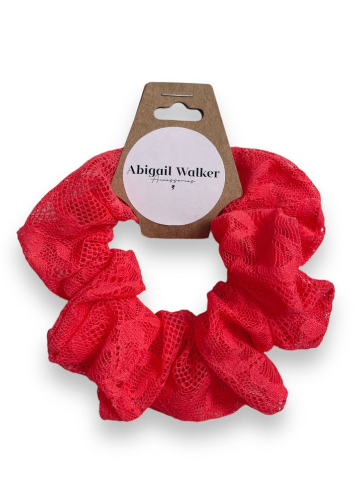 Theia Coral Scrunchy