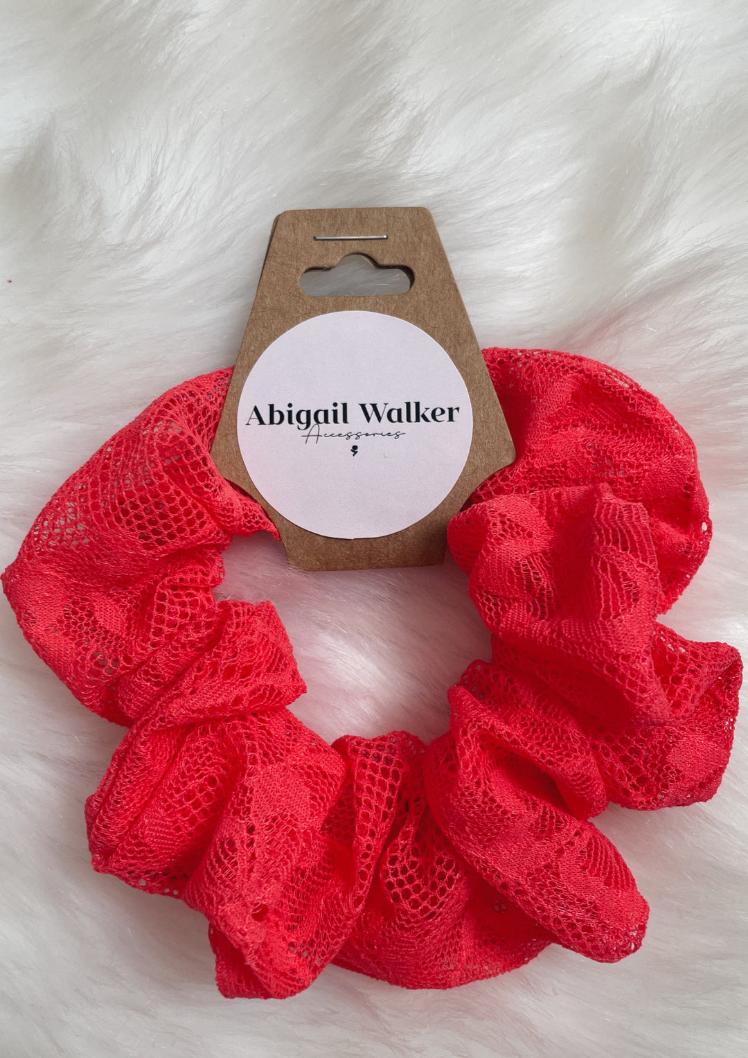 Theia Coral Scrunchy